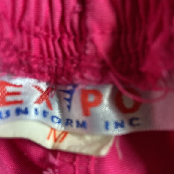 Expo Pink casual pants. New  Ties and elastic waist - Picture 3 of 4